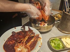 -草家酱蟹炭火烤肉店(珲春南路一店)