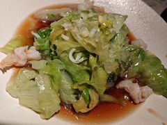 虾仁白灼西生菜-奉天小馆·非遗东北菜(济南万象城店)
