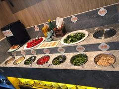 自助调料区-润园四季椰子鸡火锅(南山海岸城店)