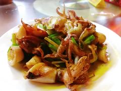 爆炒墨鱼-万家海鲜饭店
