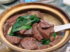韭菜烩猪红-港湾宴会厅(京基百纳店)
