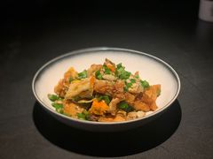 青椒口蘑炒土鸡蛋-凤凰湘语·海派湘菜(浦东旗舰店)