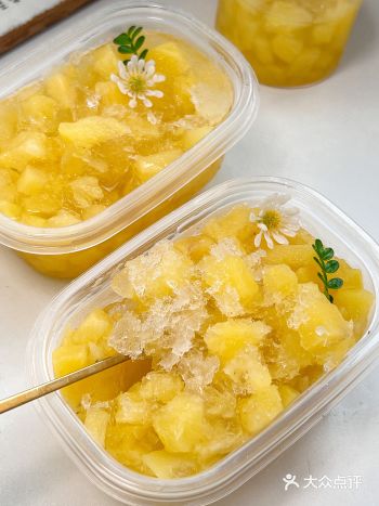 冰凉清爽的菠萝冰都去做️真的太好吃了