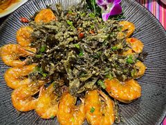 普洱茶焗大虾-香巴拉云南餐厅(华莱坞店)