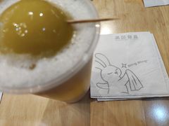 半颗黄桃甘露双皮奶冻-满记甜品(王府井北京市百货大楼店)