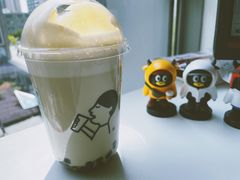 烤黑糖波波牛乳茶-喜茶(上海正大广场店)
