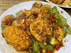 虎皮尖椒荷包蛋-文杰餐馆(南洪时尚风情街店)