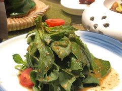 浇汁蔬菜-吴越荣记苏州菜·松鼠桂鱼100%活鱼现做(斜塘老街店)