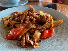 松茸炒牛柳-丽江金茂凯悦臻选酒店-滇香馆