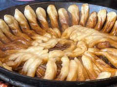 排骨豆角卷子-华盛园卷子王农家菜水库鱼
