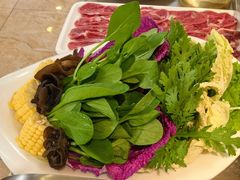 有机蔬菜拼盘-清真·鸦儿李记·涮肉(花市店)