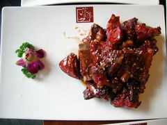 秘制叉烧碳烤大排-院落创意菜