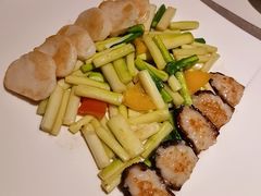 鼓椒澳带爆羊肚菌-木守西溪溪隐餐厅