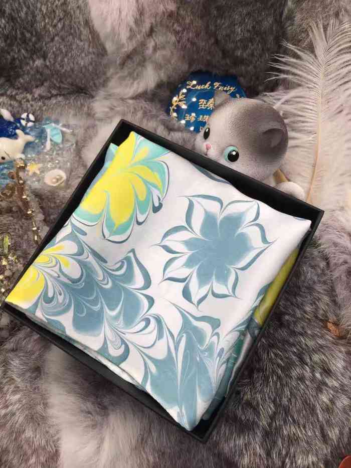 臻·luck fairy珍珠水拓丝巾手工diy(大宁店)-"感谢点评霸王餐还有