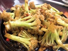铁板花菜-何氏排骨(左家塘店)