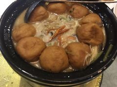 浓汤杂菌煮鱼腐-德缘烤鸭店(大栅栏店)
