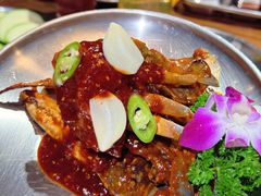 -明洞阿姨·韩式酱蟹烤肉·创意料理(三元桥店)