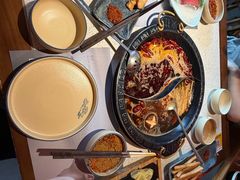 菌汤红油鸳鸯锅-火社火锅(裕华万达店)