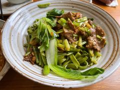 小炒牛肉手工菠菜面-苏湘杭(普罗旺世店)