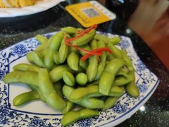 盐水毛豆-七的湖·晚芳亭·阳澄湖农家菜·大闸蟹(莲花岛店)