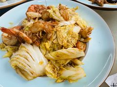 鲜虾炒白菜-魁盛居百年鲁菜馆(中林路店)