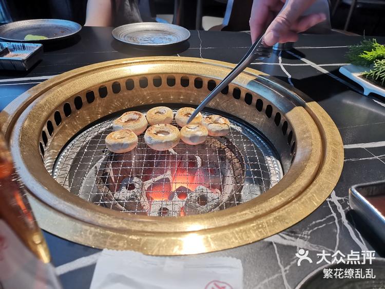 大理石一样纹路的烤肉