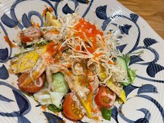 火山蟹籽沙拉-鳗道乐日本料理