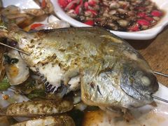 烤鲳鳊鱼-517烧烤·龙虾·海鲜大排档(万象都荟店)