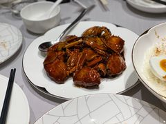 毛蟹炒年糕-屋里厢上海菜馆