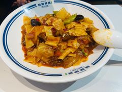 过油肉炒面片-丝路伊兰·兰州牛肉面(牛街总店)