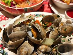 黄油马沙拉酒煮新鲜蛤蜊-弗兰克牛排西餐厅Ribone steak house(柠檬花园店)