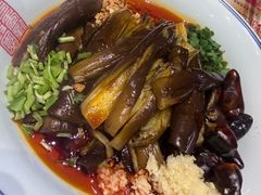 擂辣椒拌全茄子-新兴园饺子馆(河南街店)