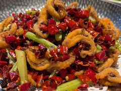 干煸鱿鱼须-悦海·家宴·冰花皮皮虾大锅贴(宝龙店)