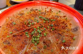 Sliced Beef with Tiao Pi