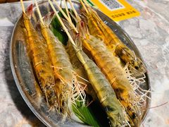 生猛游水虾-禄婶鸡煲·打边炉