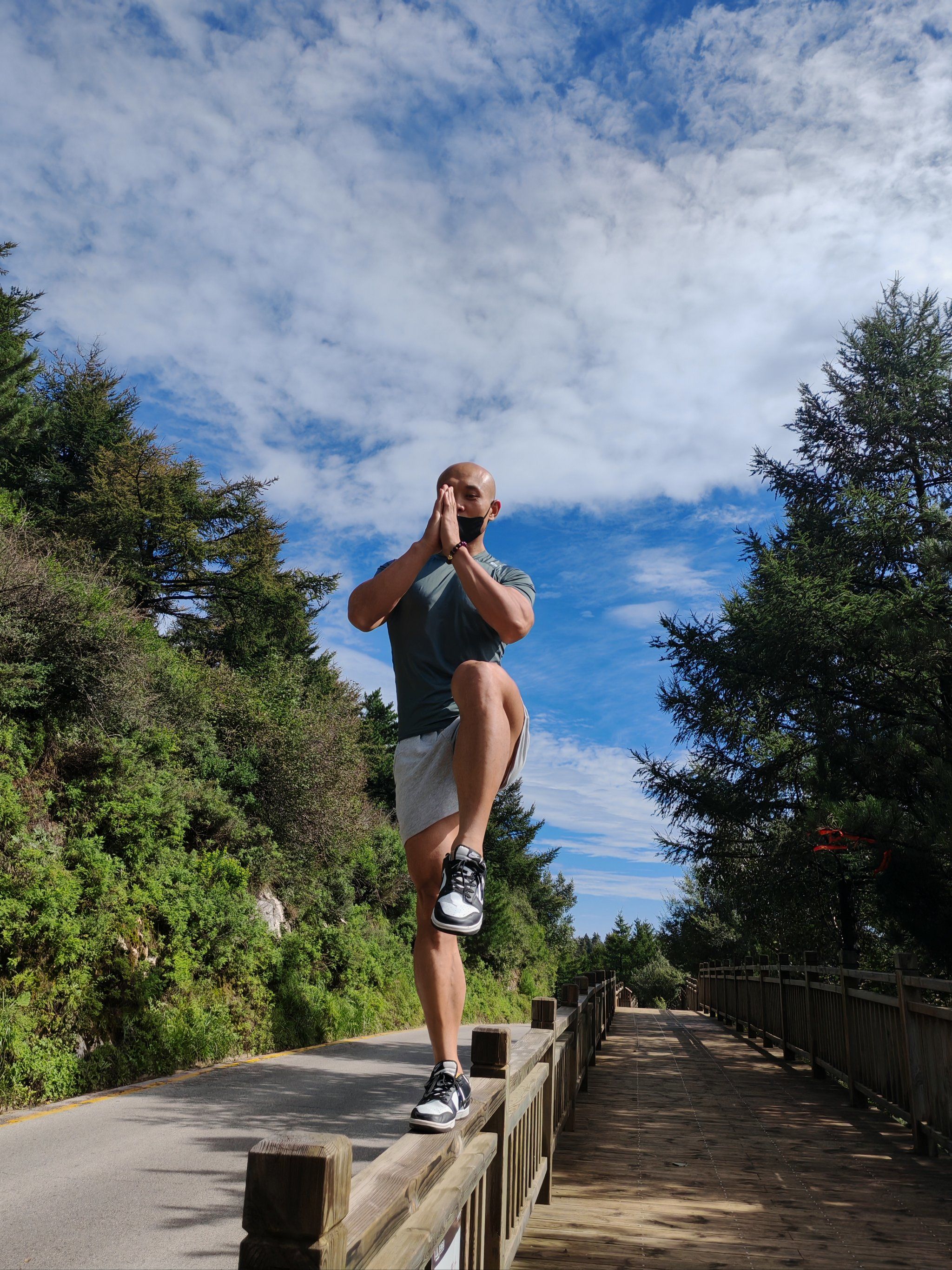 户外锻炼的自由感