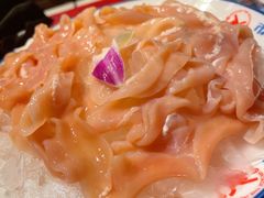 鲜鸭肠-喜悦小串丹东小黄牛海鲜烧烤大排档(民主广场店)