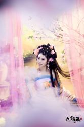 粉唐5-九月鹰飞汉服摄影工作室