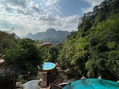 -天门沟九州驿站树上汤泉