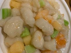 鳕鱼爆鲜虾-陈傻子餐厅(世纪都会店)