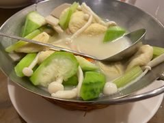 杂菇胜瓜浸鱼腐-天然居(伦教店)
