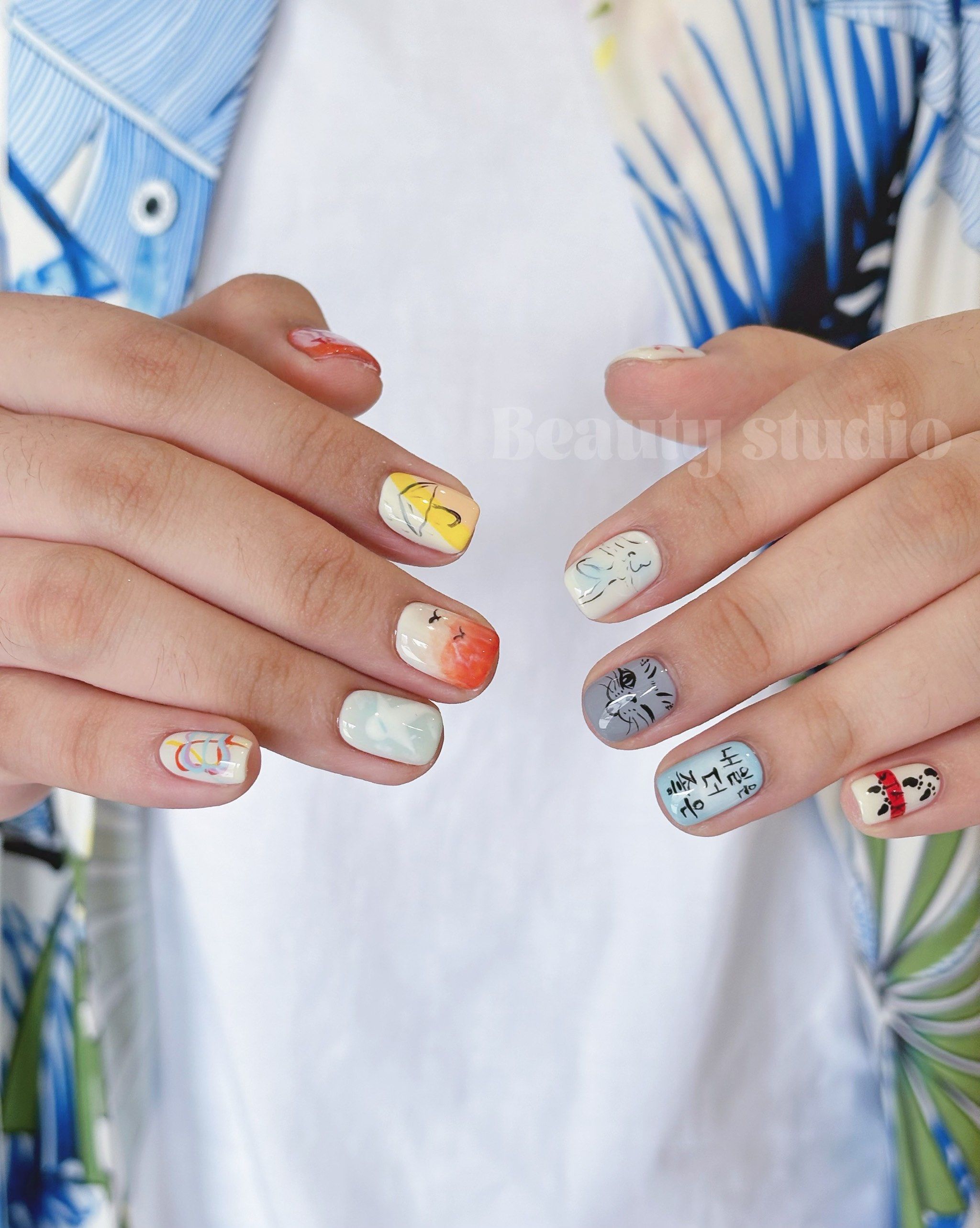 手绘彩绘小艺术