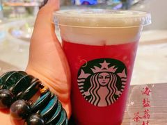 海盐荔枝茶云乌龙饮品-星巴克(西安机场1店T3到达店)