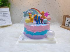 6寸进口淡奶油小马宝莉-Miss蜜思烘焙(城市广场店)