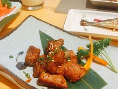 蒜香牛肉粒-竹幸日本料理(国光1937科技文化创意园店)