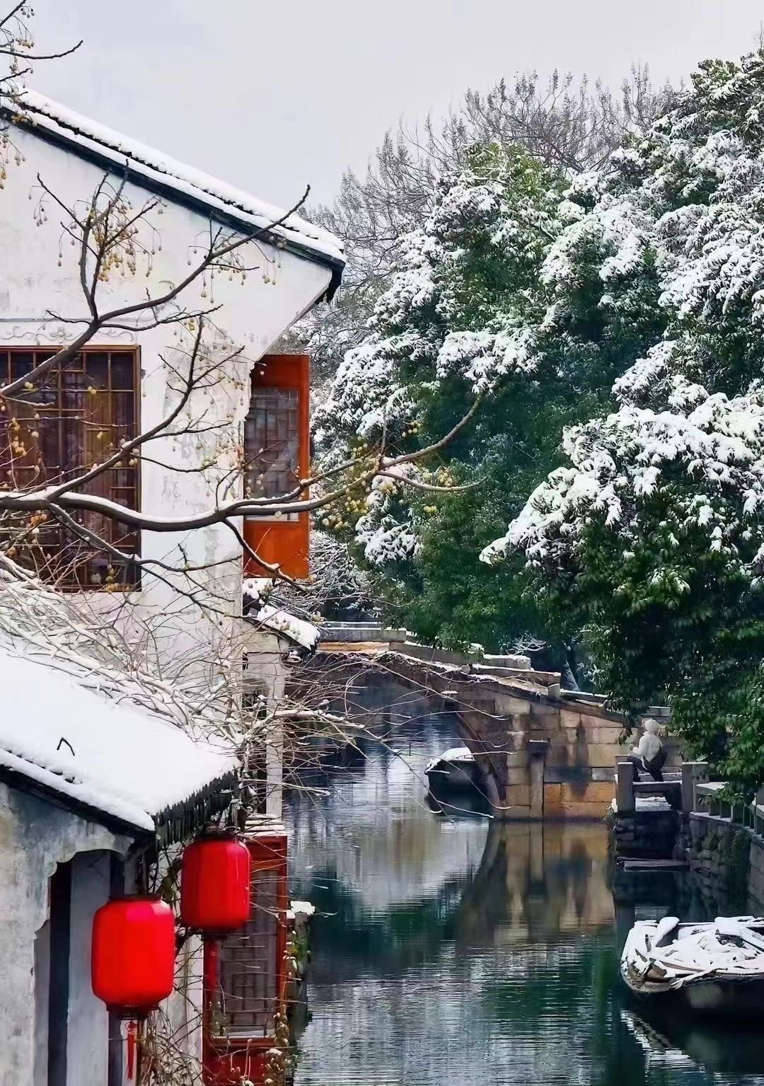 江南雪景