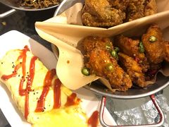 炸鸡翅一半一半-富乐满韩国正宗炸鸡韩国料理(虹泉路店)