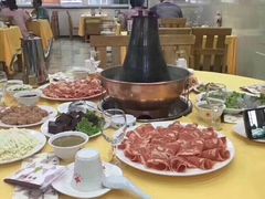景泰蓝铜炭大锅底-老城铜锅涮肉(丽浩福仕汇店)