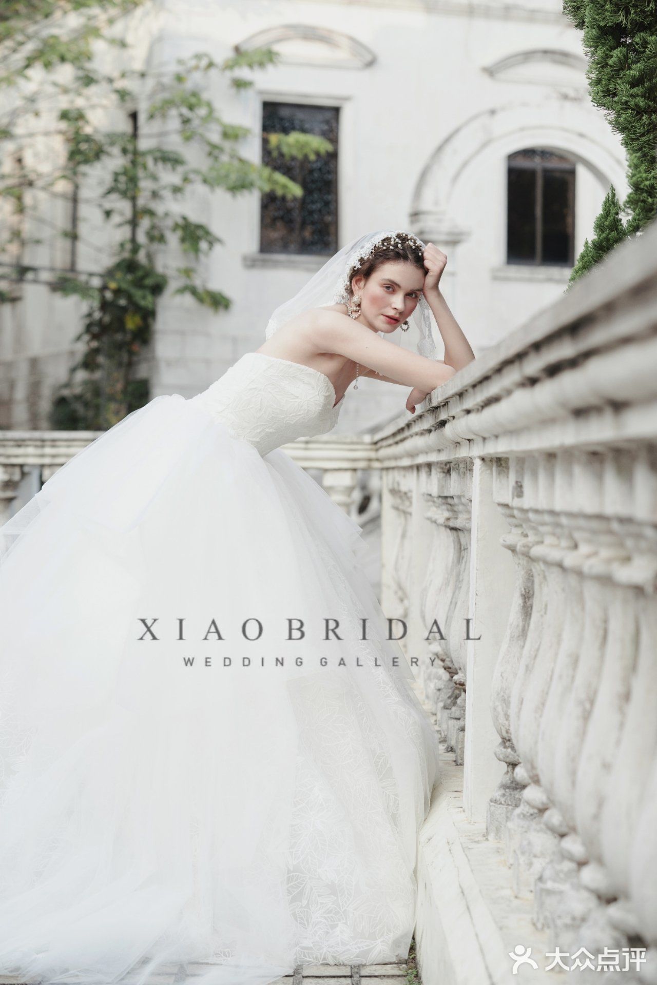 #潇婚纱艺术｜天津婚纱礼服  层叠的轻质白纱