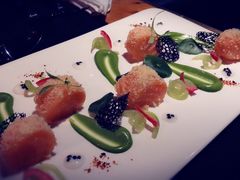 挪威三文鱼配法葱酱汁-AZUL by FUEL蓝色·法式酒馆(琶醍店)